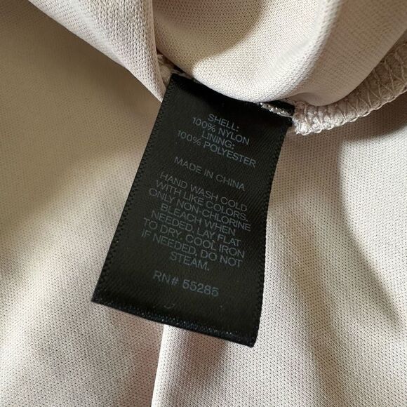 Express Red Floral Lace Overlay Cocktail Dress Womens Large Sleeveless Glam - Picture 10 of 11